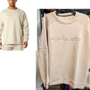 Trade/Swap for suzanna Alphalete Mens Tan Crew Scuba Sweatshirt